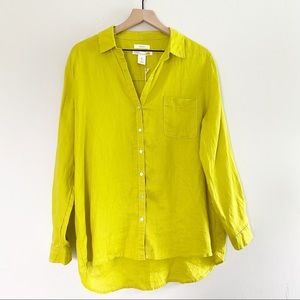 New C&C California Linen Button Top Size Large